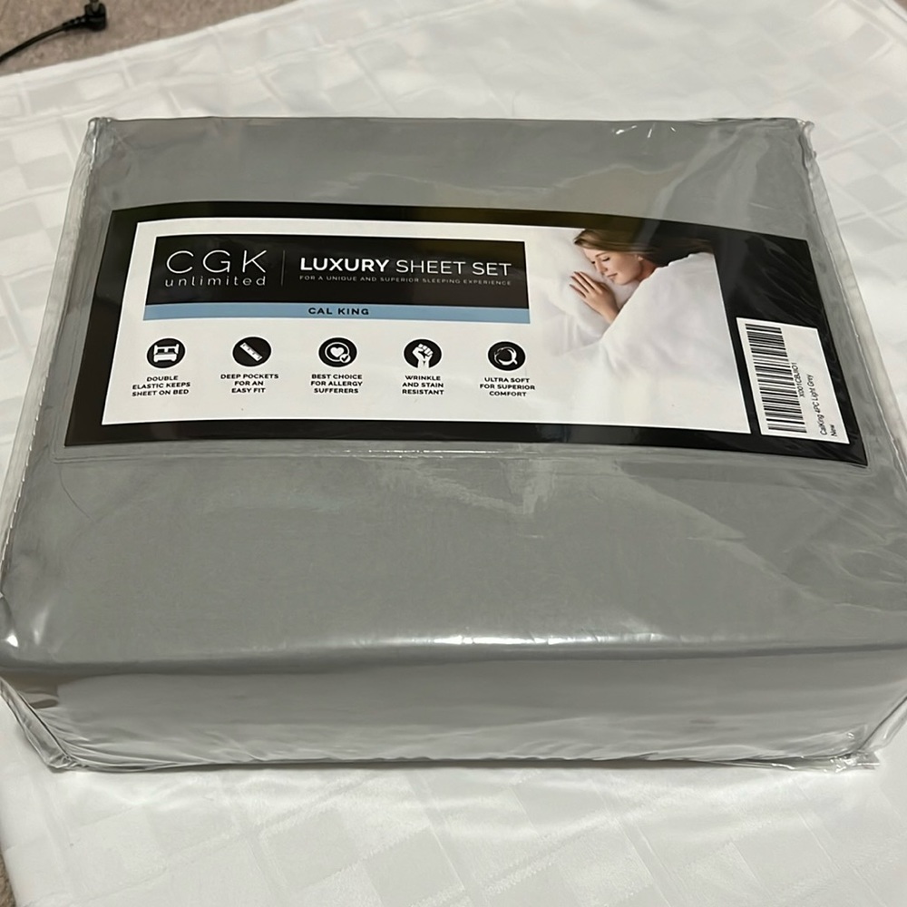 CGK Unlimited Luxury Sheet Set.